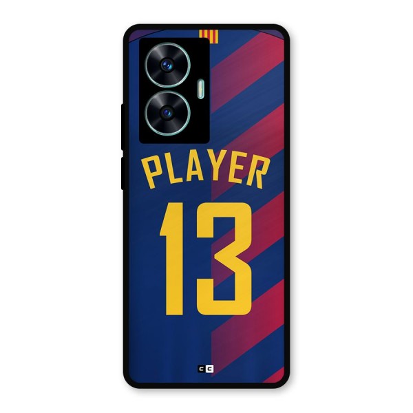 Player Thirteen Metal Back Case for Realme Narzo N55