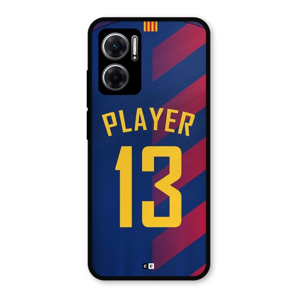 Player Thirteen Metal Back Case for Redmi 11 Prime 5G