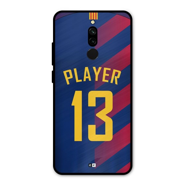 Player Thirteen Metal Back Case for Redmi 8