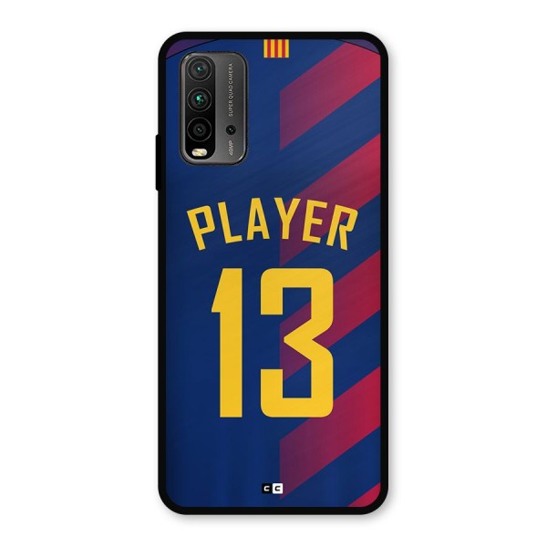 Player Thirteen Metal Back Case for Redmi 9 Power