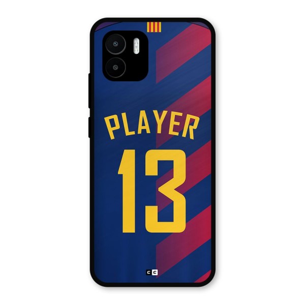 Player Thirteen Metal Back Case for Redmi A1