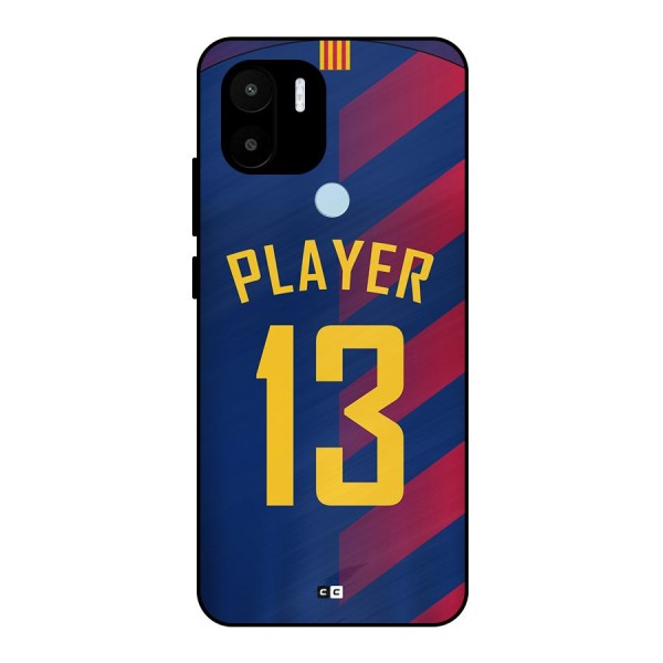 Player Thirteen Metal Back Case for Redmi A1 Plus