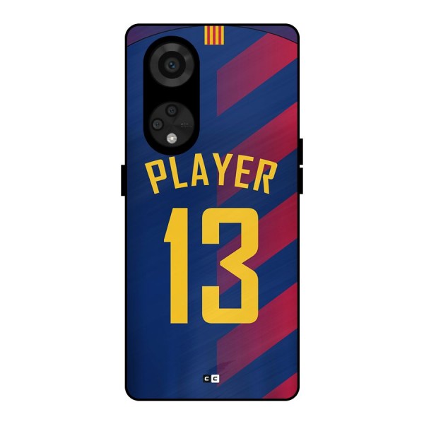 Player Thirteen Metal Back Case for Reno8 T 5G