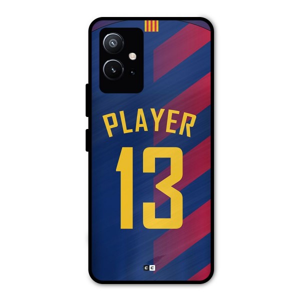 Player Thirteen Metal Back Case for Vivo T1 5G