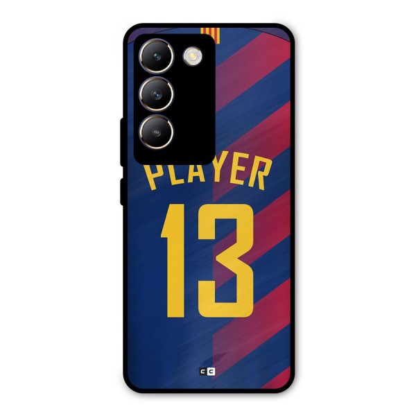 Player Thirteen Metal Back Case for Vivo T3 5G