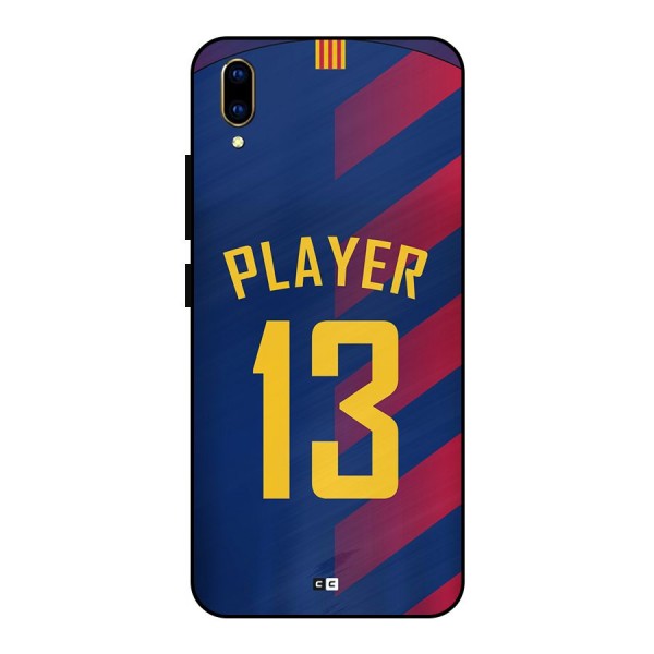 Player Thirteen Metal Back Case for Vivo V11 Pro