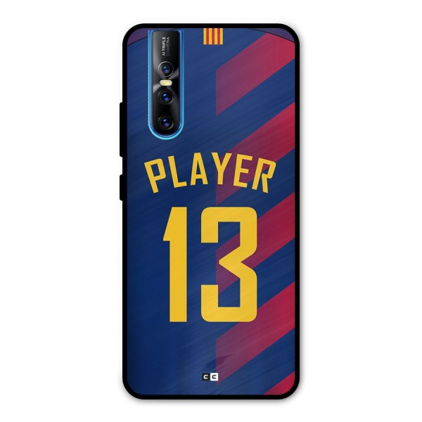 Player Thirteen Metal Back Case for Vivo V15 Pro