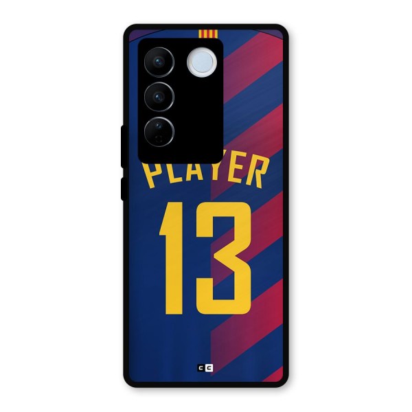 Player Thirteen Metal Back Case for Vivo V27 Pro