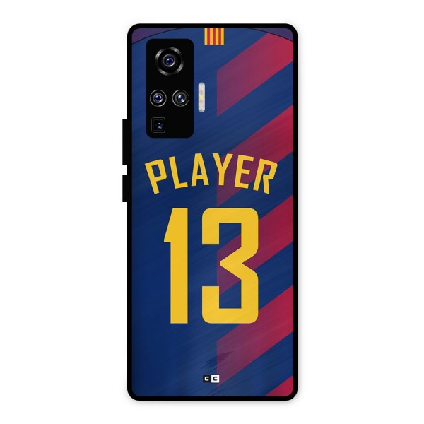 Player Thirteen Metal Back Case for Vivo X50 Pro