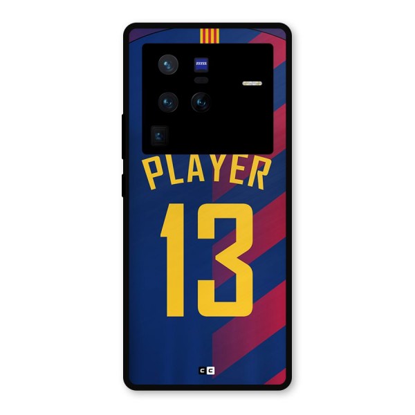 Player Thirteen Metal Back Case for Vivo X80 Pro