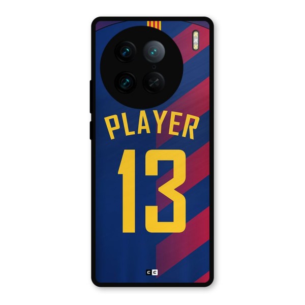 Player Thirteen Metal Back Case for Vivo X90 Pro