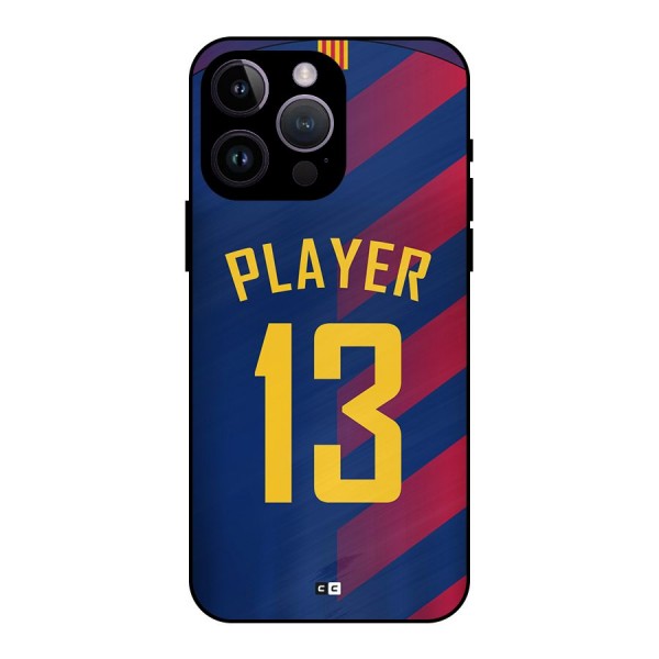 Player Thirteen Metal Back Case for iPhone 14 Pro Max