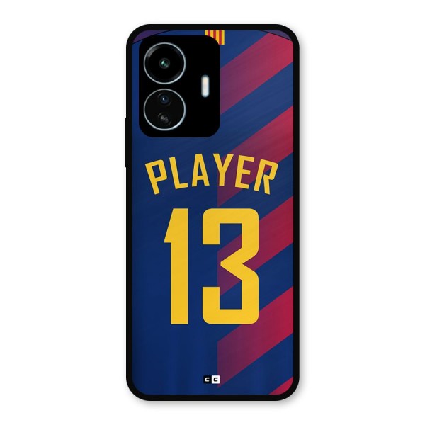 Player Thirteen Metal Back Case for vivo iQOO Z6 Lite 5G