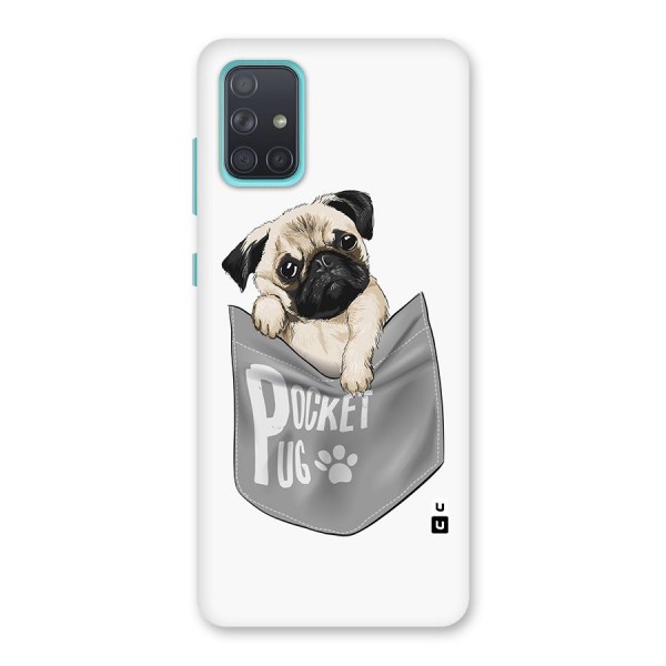 Pocket Pug Back Case for Galaxy A71