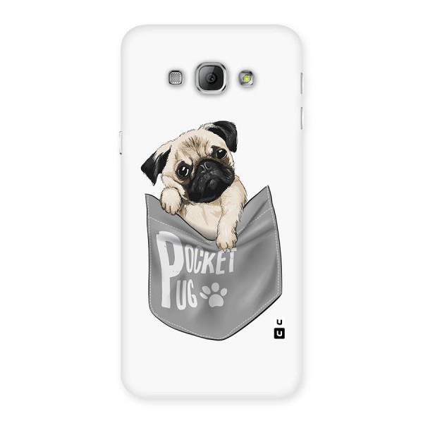 Pocket Pug Back Case for Galaxy A8