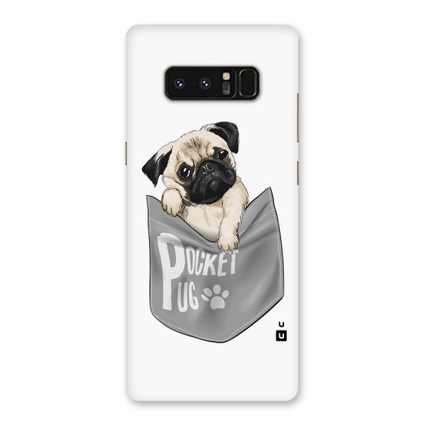 Pocket Pug Back Case for Galaxy Note 8