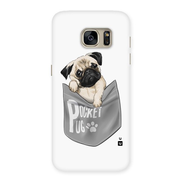 Pocket Pug Back Case for Galaxy S7