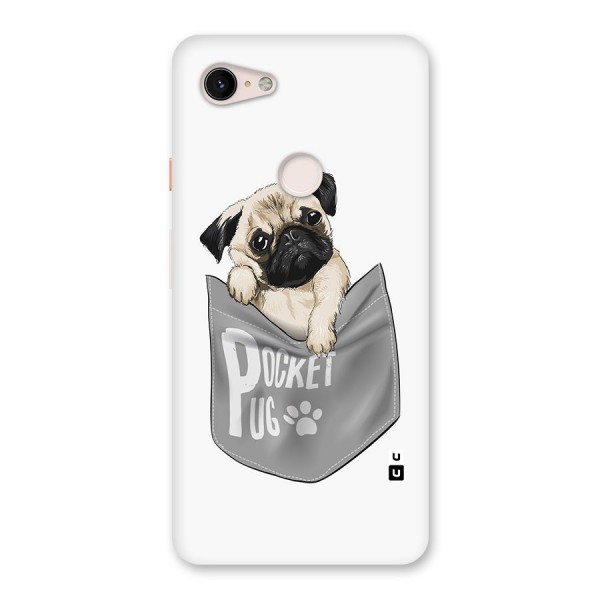 Pocket Pug Back Case for Google Pixel 3 XL