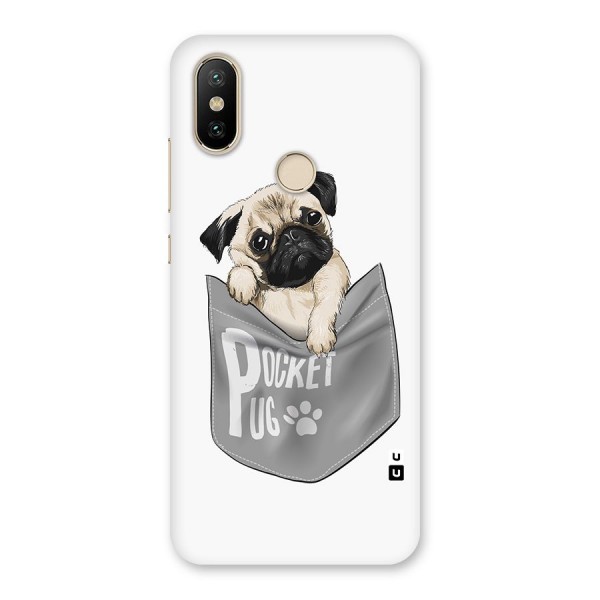 Pocket Pug Back Case for Mi A2