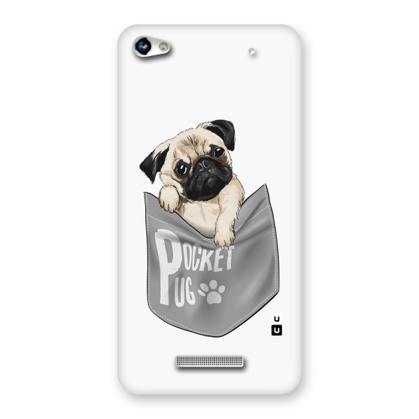 Pocket Pug Back Case for Micromax Hue 2