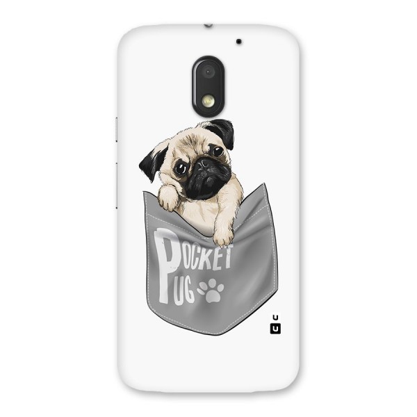 Pocket Pug Back Case for Moto E3 Power