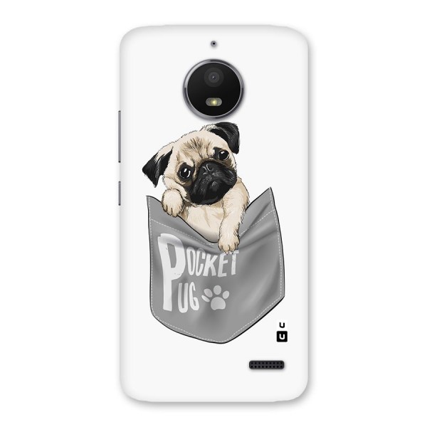 Pocket Pug Back Case for Moto E4