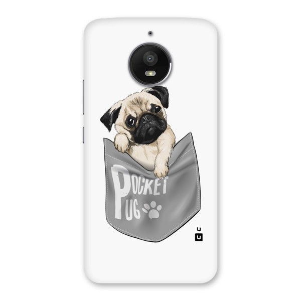 Pocket Pug Back Case for Moto E4 Plus