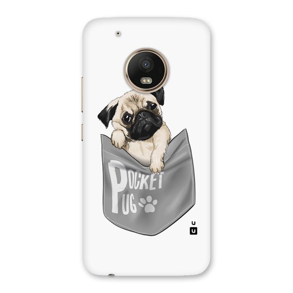 Pocket Pug Back Case for Moto G5 Plus