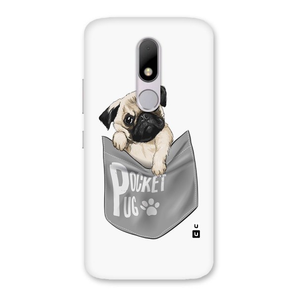 Pocket Pug Back Case for Moto M