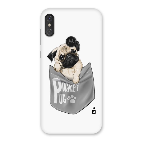 Pocket Pug Back Case for Motorola One Power