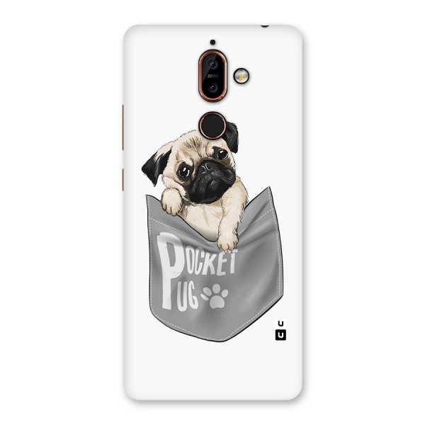 Pocket Pug Back Case for Nokia 7 Plus