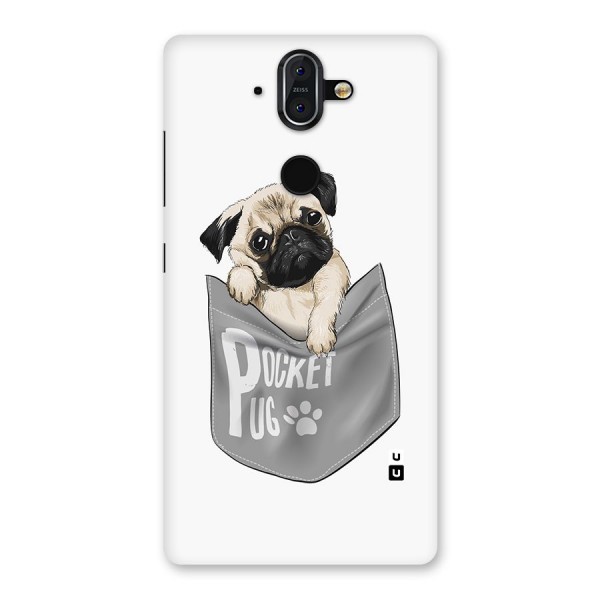 Pocket Pug Back Case for Nokia 8 Sirocco