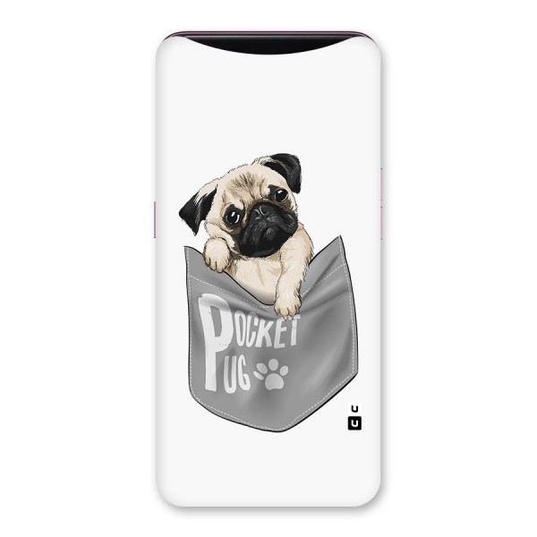 Pocket Pug Back Case for Oppo Find X