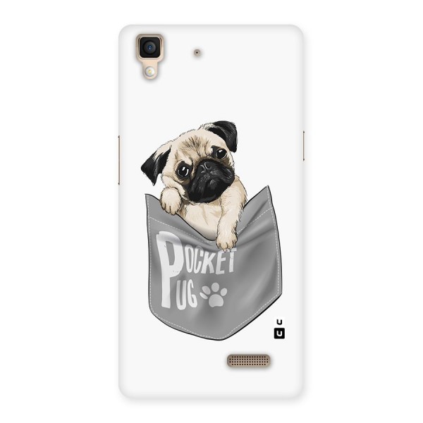 Pocket Pug Back Case for Oppo R7