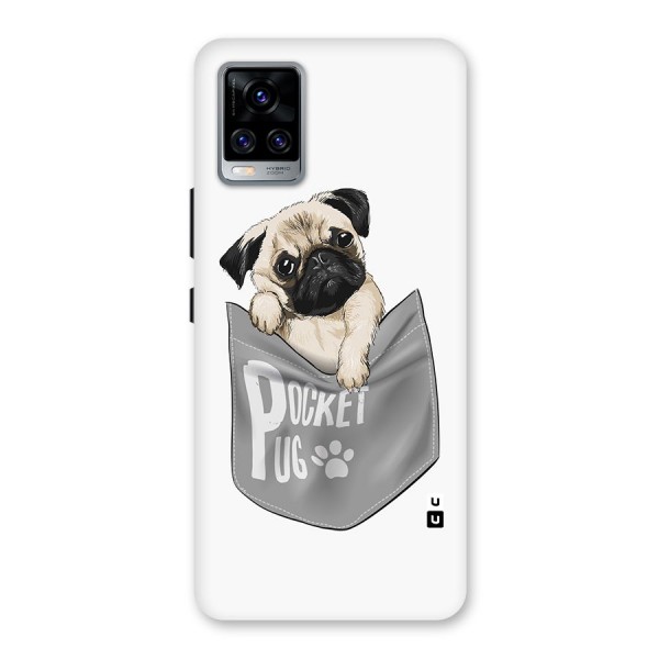 Pocket Pug Back Case for Vivo V20 Pro