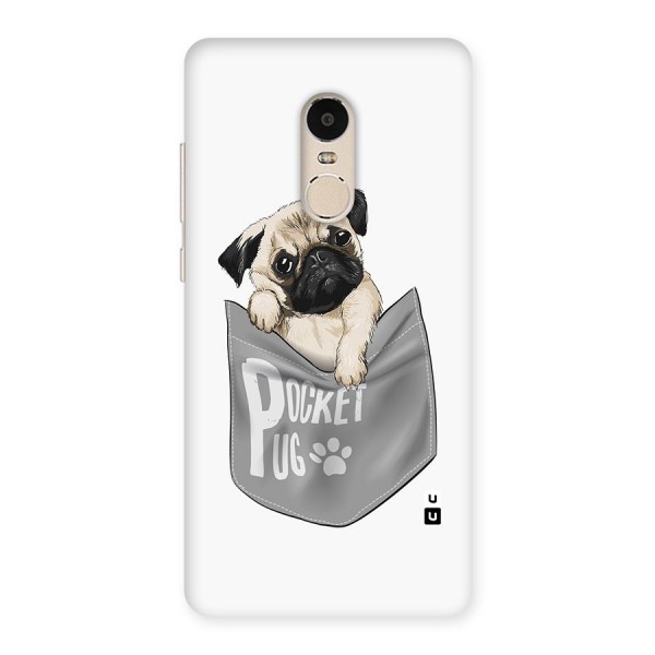 Pocket Pug Back Case for Xiaomi Redmi Note 4