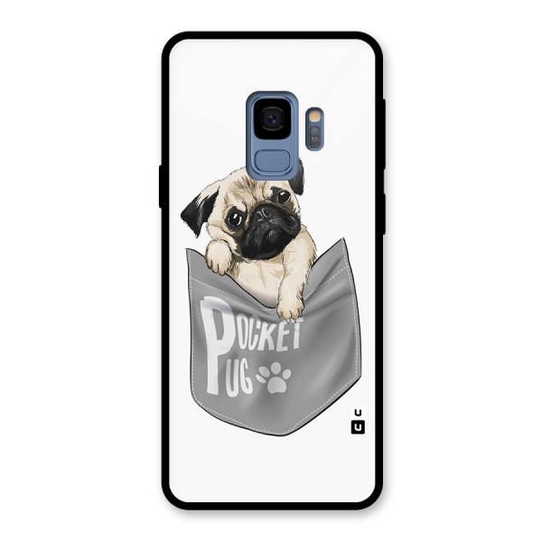 Pocket Pug Glass Back Case for Galaxy S9