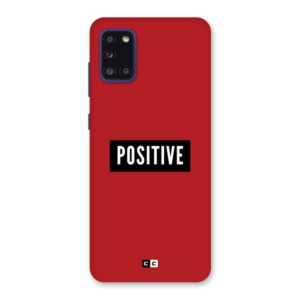 Positive Minimal Back Case for Galaxy A31