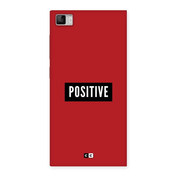 Positive Minimal Back Case for Mi3