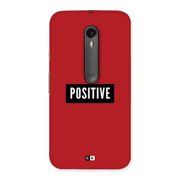 Positive Minimal Back Case for Moto G3