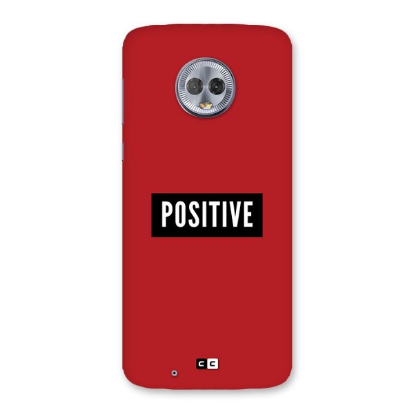 Positive Minimal Back Case for Moto G6