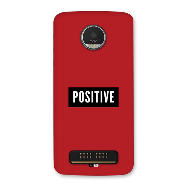 Positive Minimal Back Case for Moto Z Play