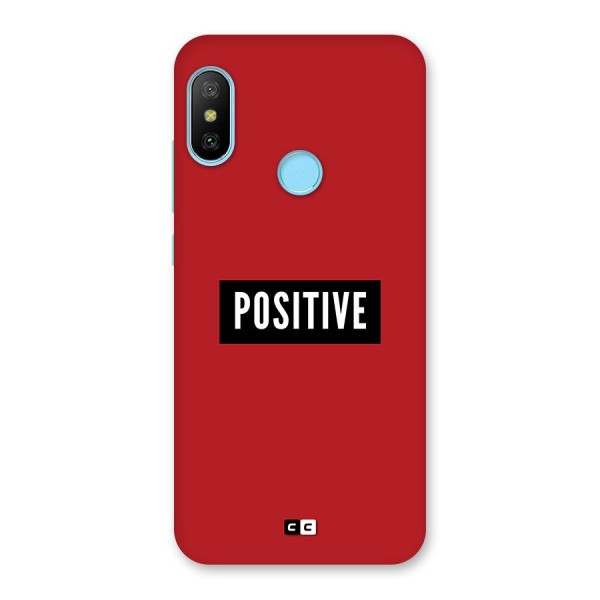 Positive Minimal Back Case for Redmi 6 Pro