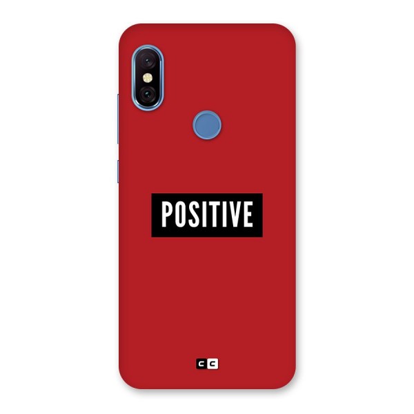 Positive Minimal Back Case for Redmi Note 6 Pro