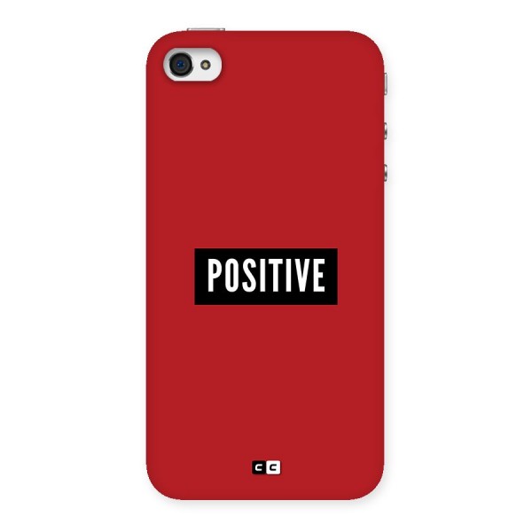 Positive Minimal Back Case for iPhone 4 4s