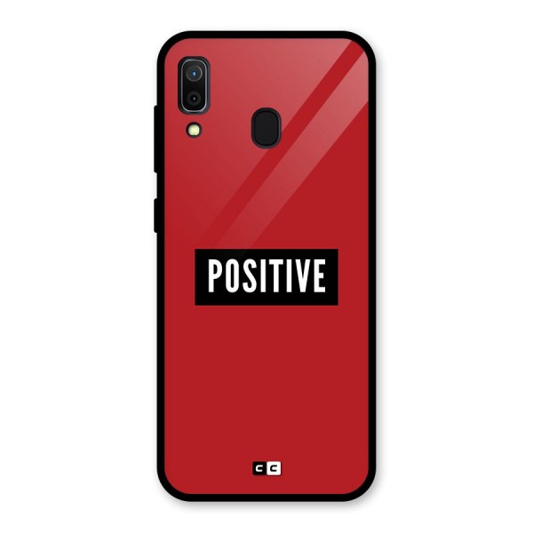 Positive Minimal Glass Back Case for Galaxy A30