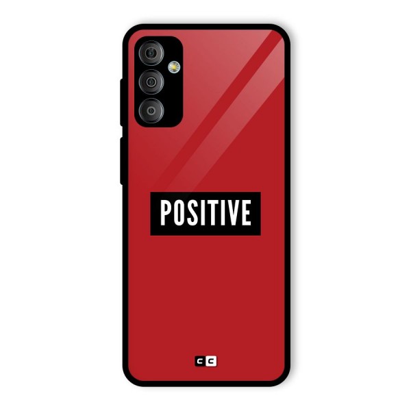 Positive Minimal Glass Back Case for Galaxy F23