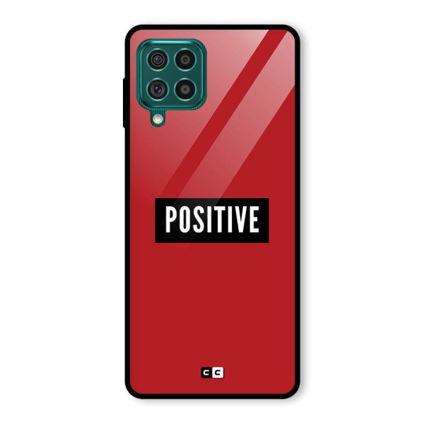 Positive Minimal Glass Back Case for Galaxy F62