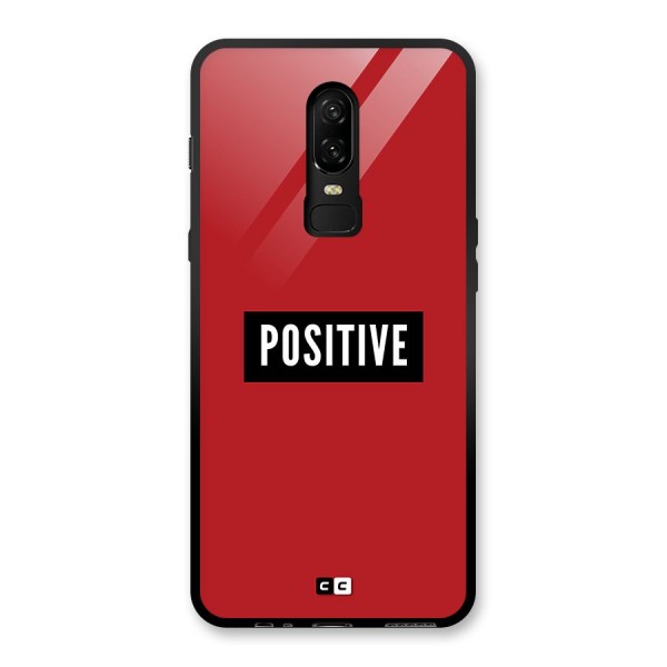 Positive Minimal Glass Back Case for OnePlus 6