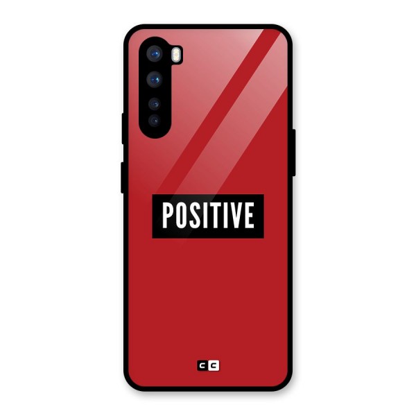 Positive Minimal Glass Back Case for OnePlus Nord